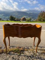 Holz-Blumenstaender , Vintage Charme!
