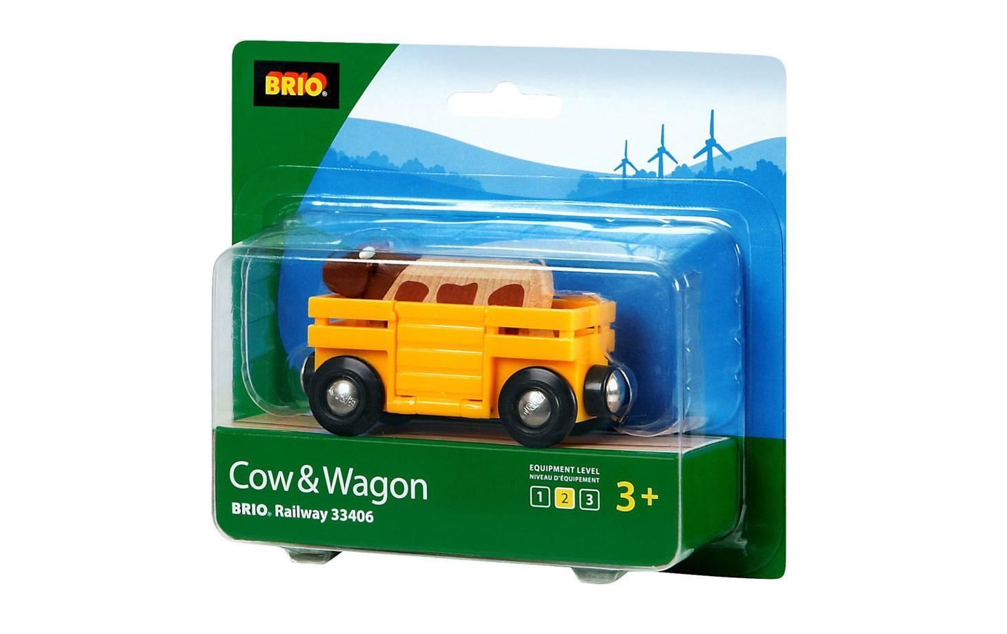 Brio Giocattoli: Brio Tierwagen mit Kuh – Nuovo e nell'imballaggio originale da Malters venduto da leif 1