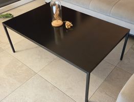 Wohnzimmertisch schwarz rechteckig aus Glas