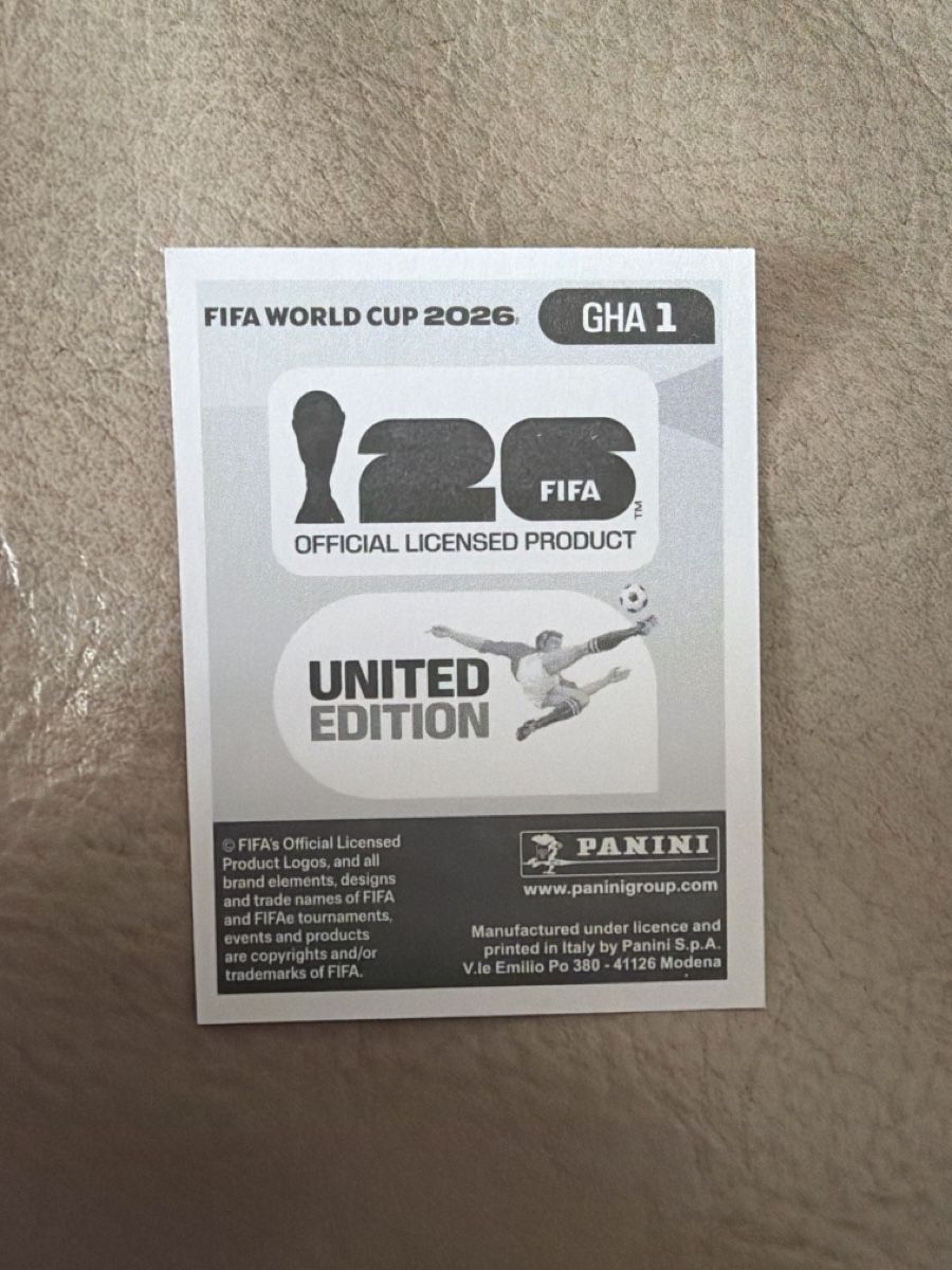 Panini Carte collezionabili: Fifa Panini GHA 1 – Nuovo (secondo la descrizione) da Bütschwil venduto da sof_p98b 1
