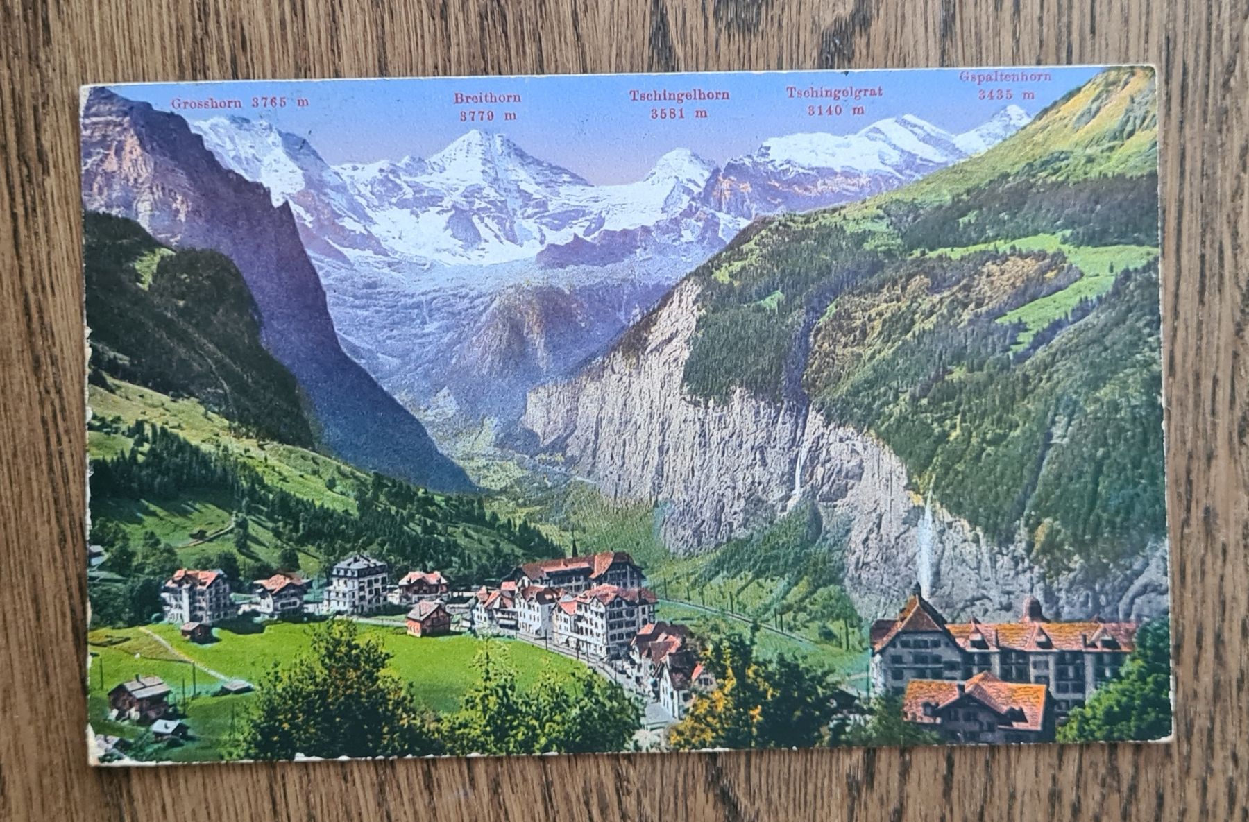 Cartoline postali: Wengen mit Lauterbrunnen 1919 – Usato da Ebikon venduto da Donar50