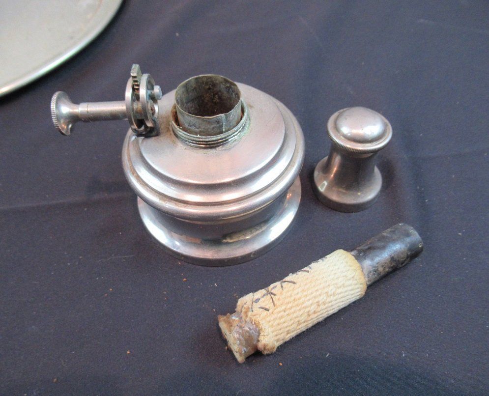 Teiere: Samowar mit Brenner antik – Usato da Flums venduto da Flumsantik 5