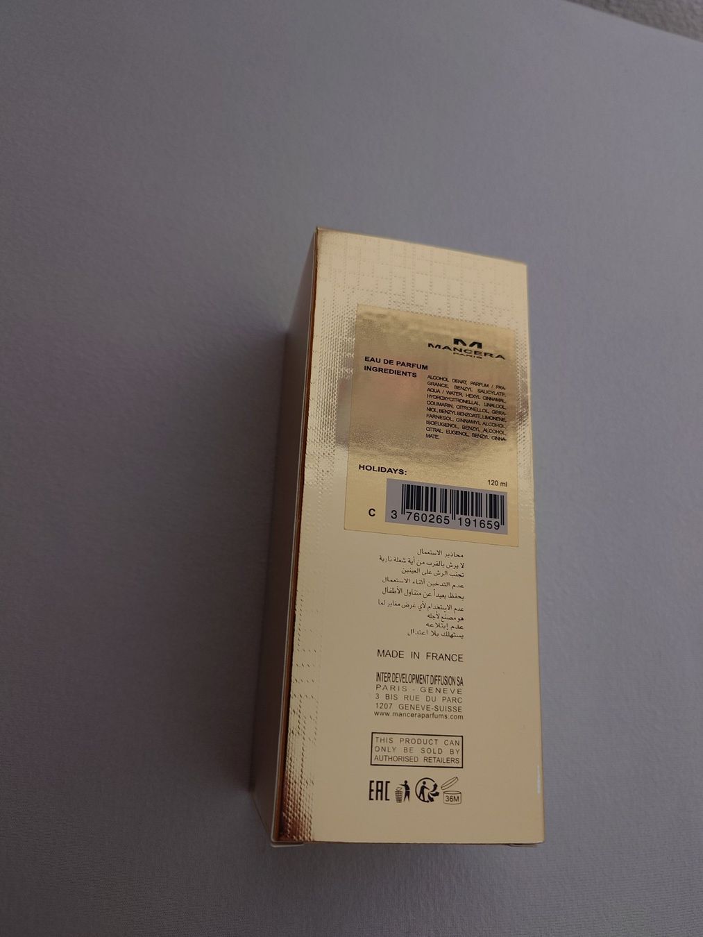 Mancera Profumi & Eau de Toilette: Mancera Holidays 120 ml Eau de Parfum – Nuovo (secondo la descrizione) da Luzern venduto da Vegeta3000 2