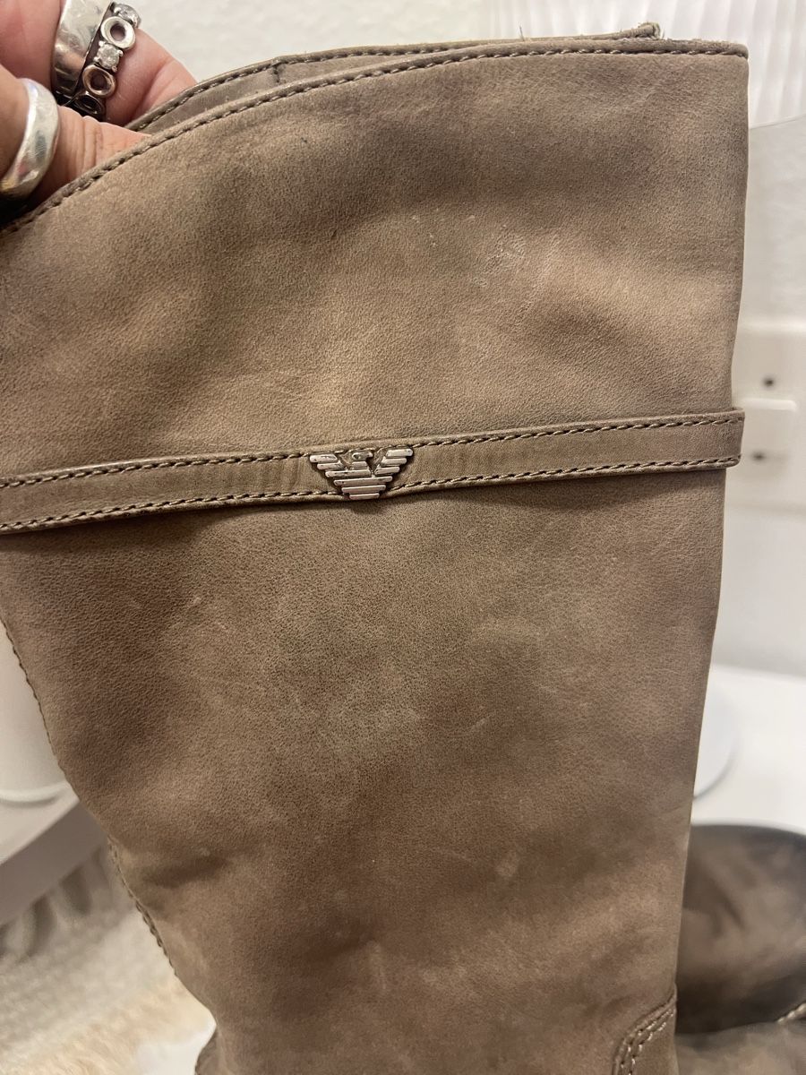Armani Scarpe per ragazzi: ARMANI LEDER WINTERSTIEFEL GR 32 – Usato da Basel venduto da theo-g77 1