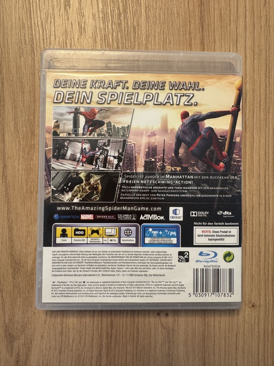 Sony Giochi: PS3 Spiel The Amazing Spider-Man gebraucht – Usato da Biberist venduto da etesummer 1