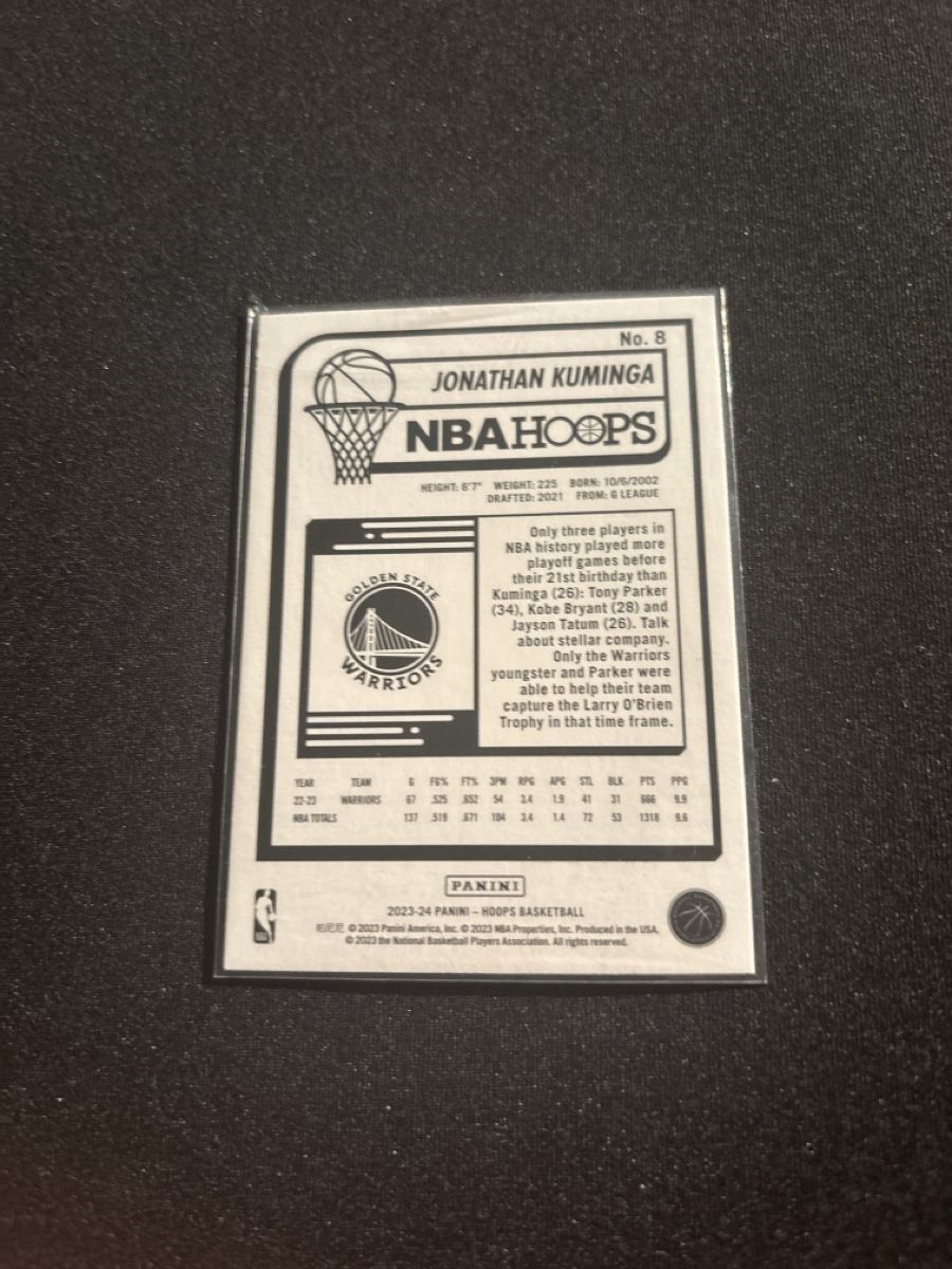 Nba Carte collezionabili: NBA Hoops - Jonathan Kuminga - Golden State! – Usato da Kaiseraugst venduto da Baum_12 1