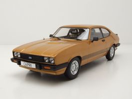 Ford Capri III 3.0 S 1978-1981 Gold met. / schwarz      1:18