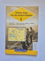 Wanderkarte Schwyz-Zug Vierwaldstättersee 1:60000 guter Z...