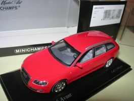 Audi A6 Avant 2004 rot * Minichamps 1:43