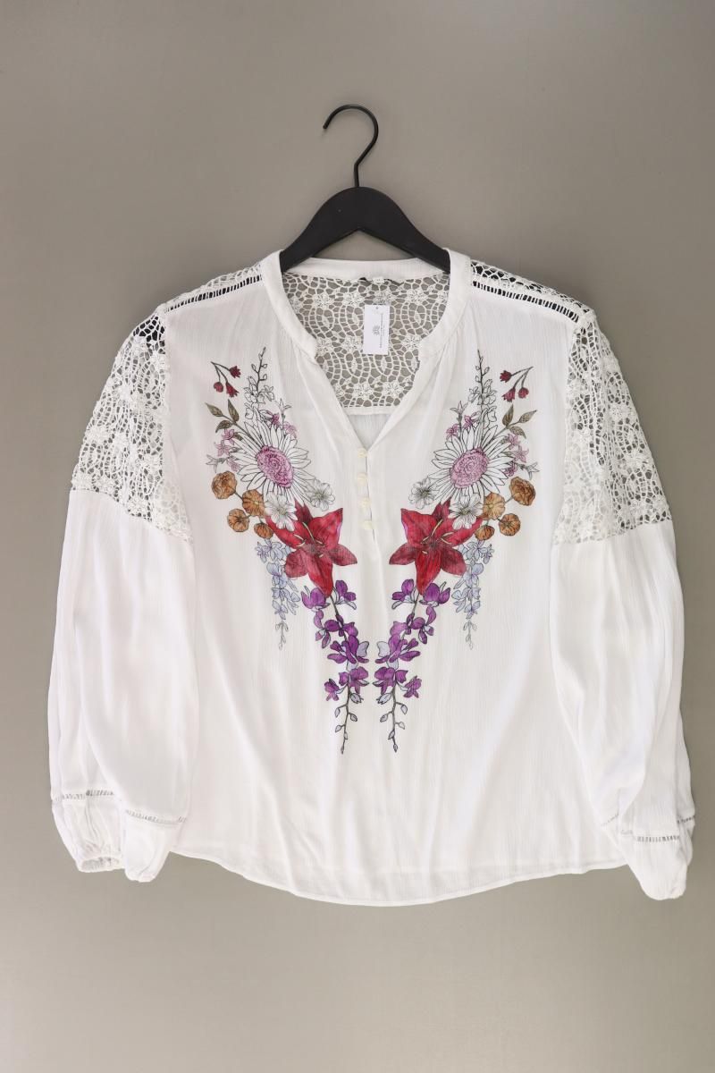 Camicette: Desigual Langarmbluse Gr. M weiß – Usato da Neustadt an der Waldnaab venduto da SecondLifeFashion