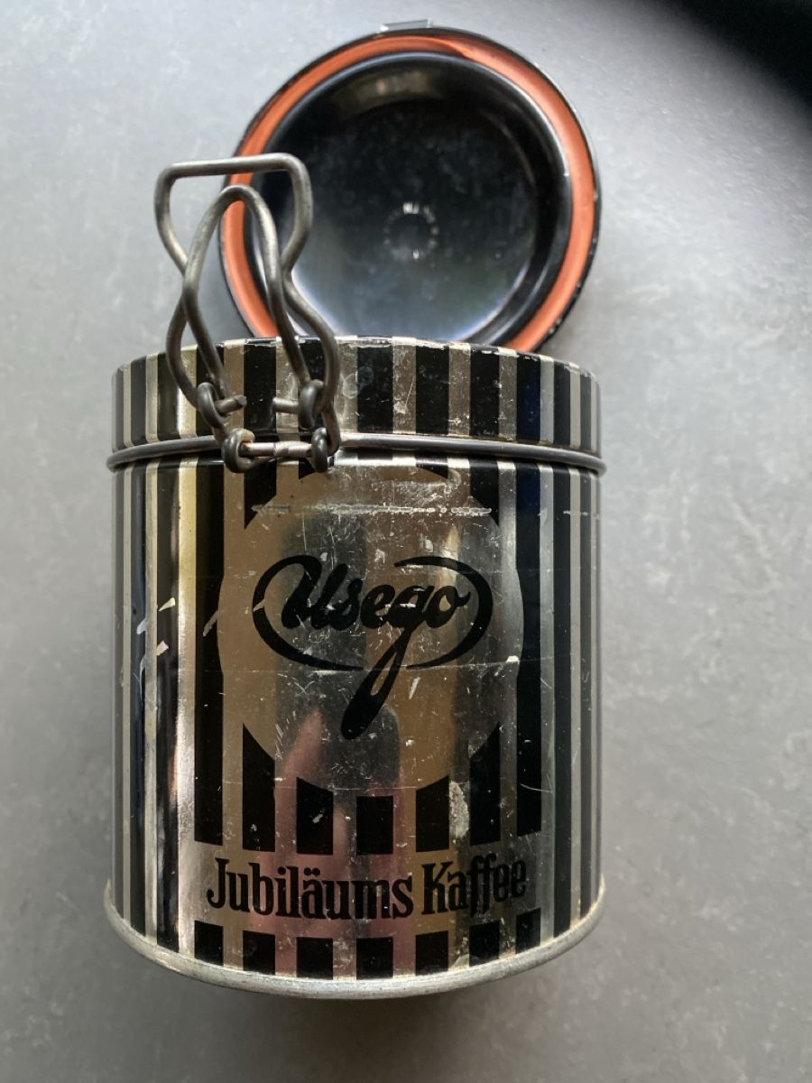 Cucine complete: Usego Jubiläums Kaffee Dose vintage Metall dose – Usato da Dallenwil venduto da kavogt6