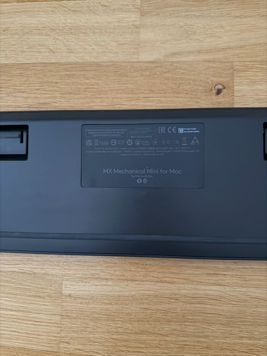 Logitech Tastiere: Logitech MX Mechanical Mini for Mac CH – Tactile – Usato da Niederrohrdorf venduto da retonoris 1