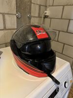 Motorradhelm Grösse S - Schwarz-Rot - TOP Zustand