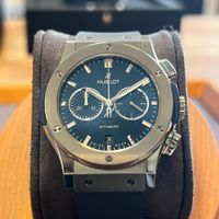 FLASH SALE Hublot Classic Fusion Chronograph Blue Full Set