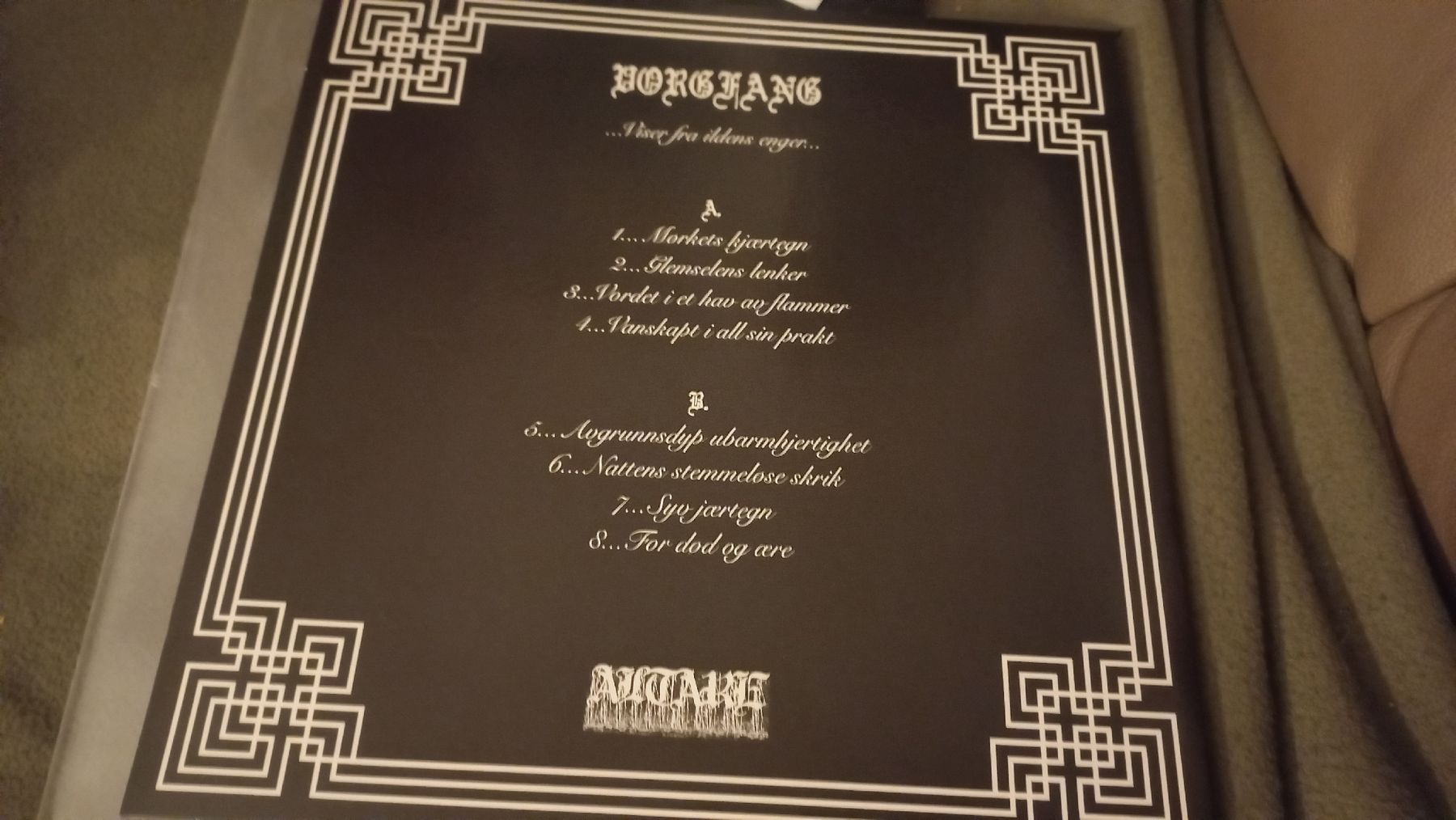 Dischi in vinile: Vorgfang - Viser....Vinyl LP Norway Black Metal – Usato da Olten venduto da Donatello1984 1