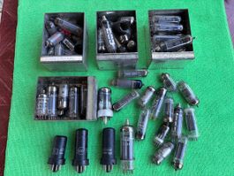 Vintage electronic valves , non tested .