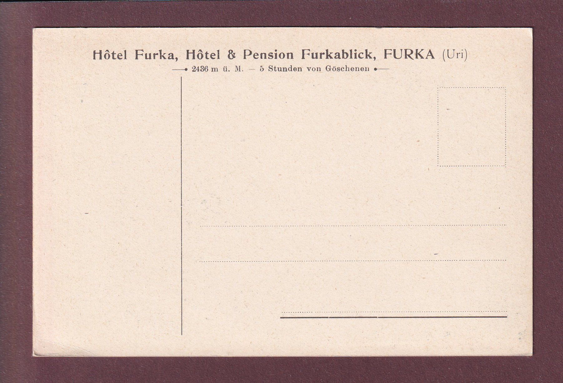 Cartoline postali: FURKABLICK - Galenstock – Usato da Pully venduto da nicecards 1