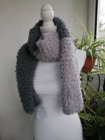 Schal handgestrickt, 160x20cm