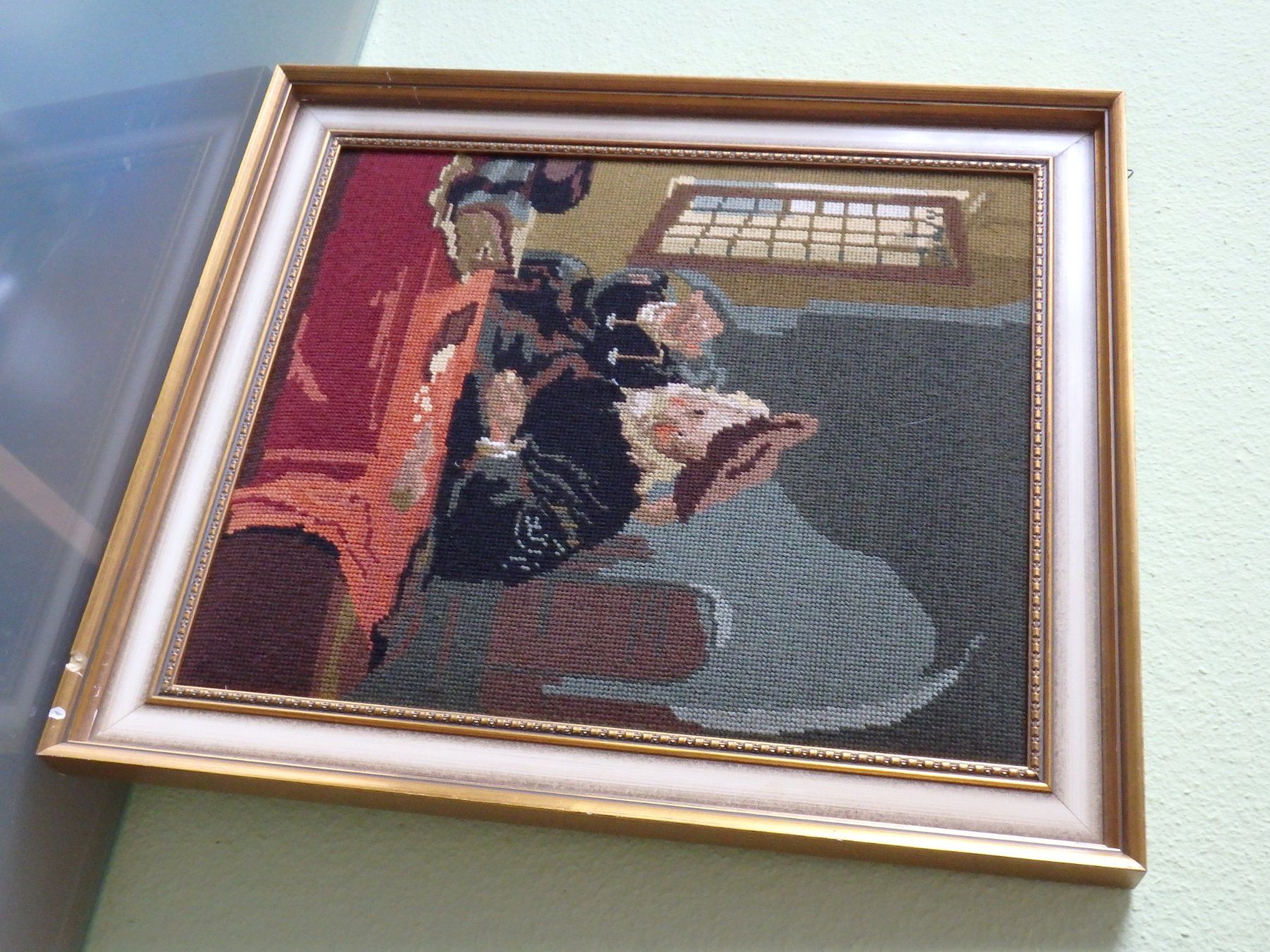 Foto & Immagini: Gobelin Bild der Goldwäger – Usato da Obergerlafingen venduto da Nurschi2011 4