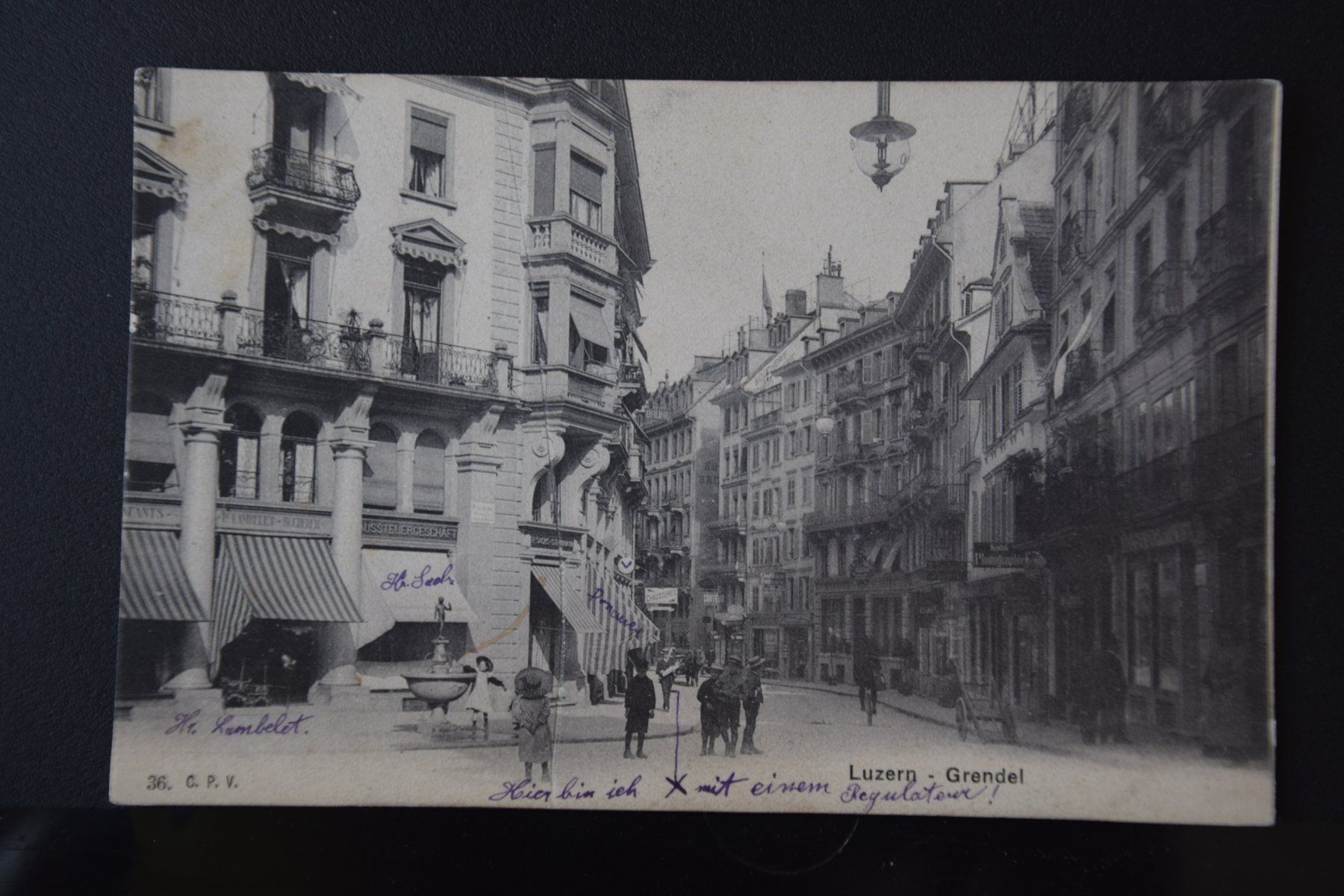 Cartes postales: AK Luzern Grendel 1908 – D'occasion à Luzern par CH2018