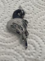 Anhänger Silber 925 Pfau  zirkon 