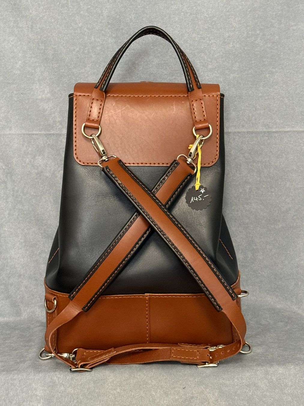 Zaini: Leder Rucksack, Handgenäht,  Handmade – Nuovo (secondo la descrizione) da Wil SG venduto da Rost2023 1