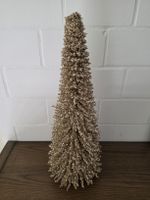 Deko-Tannenbaum gold glitzernd Höhe ca. 58cm neuwertig