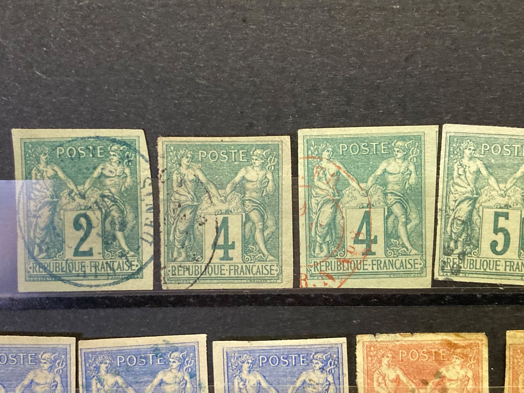 Tutti i francobolli: Konvolut Frankreich Colonies Postes – Usato da Bern venduto da Zauberkoenigin 2