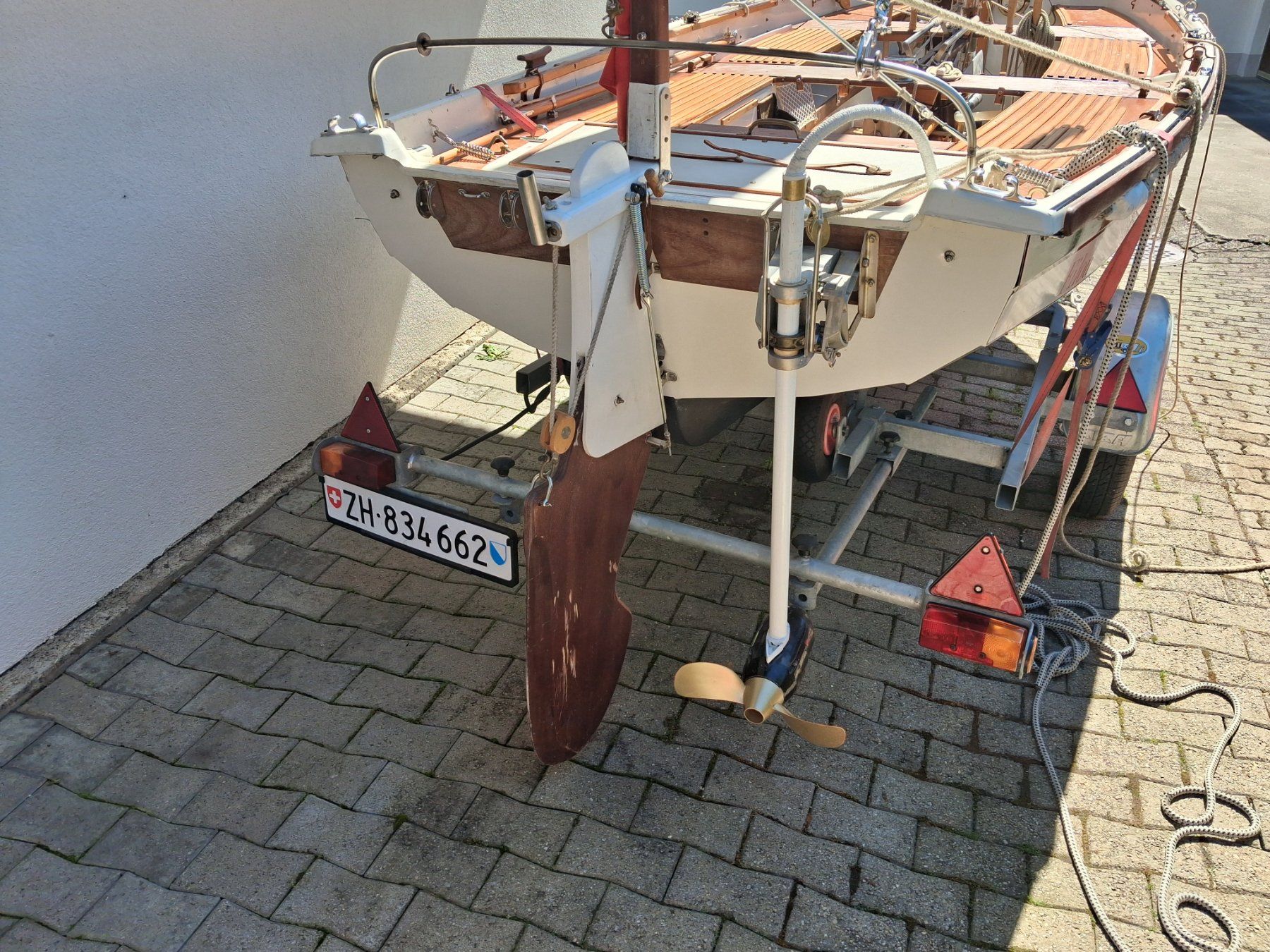 Boote: "Filou" Bounty 4,70 m Polyester-Segelboot B.J. 2013 – Gebraucht aus Mettmenstetten von wanderfalke04 3