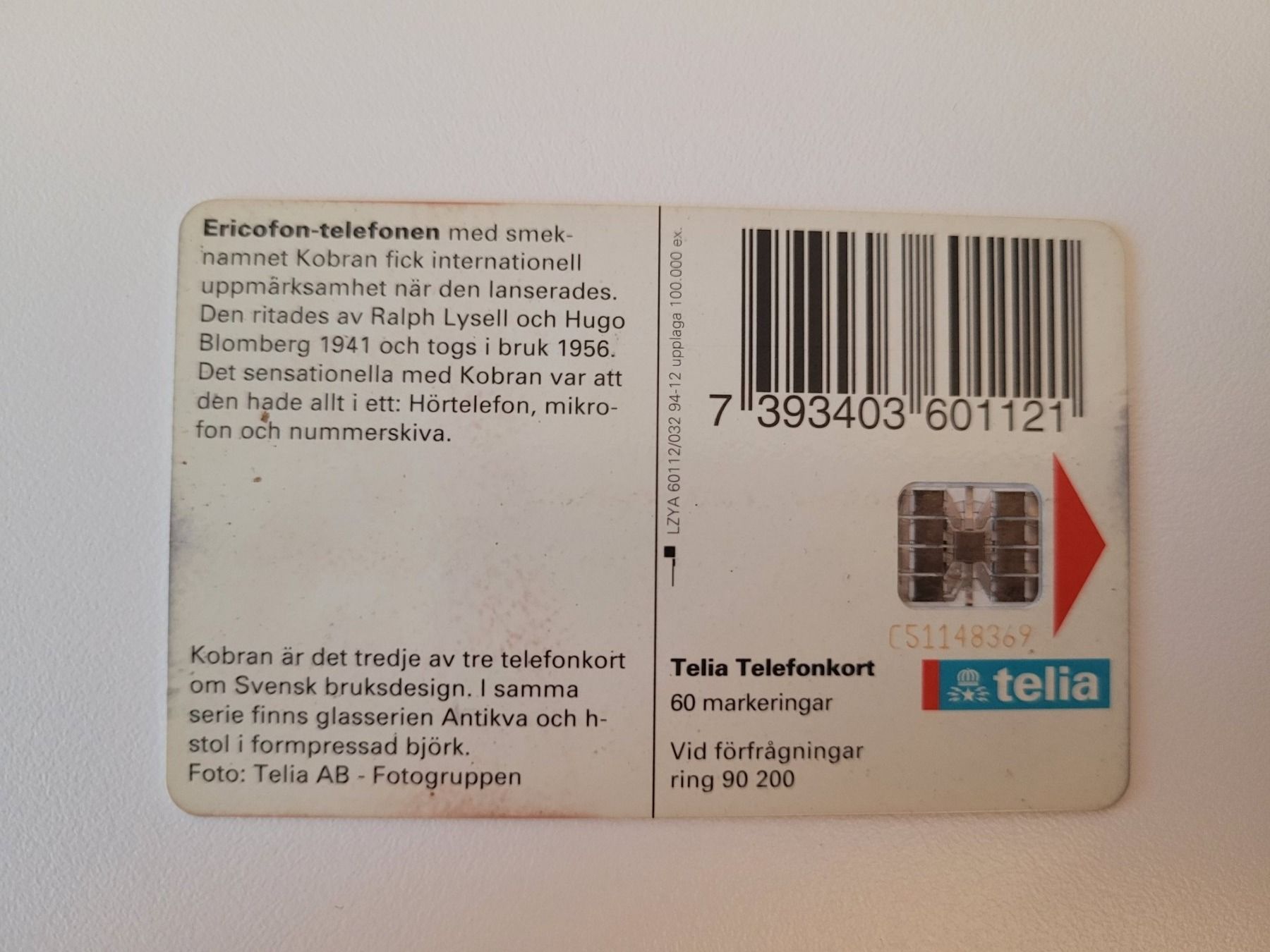 Telefon- & Taxkarten: Telefonkarte Schweden – Gebraucht aus Inwil von Flower2325 1