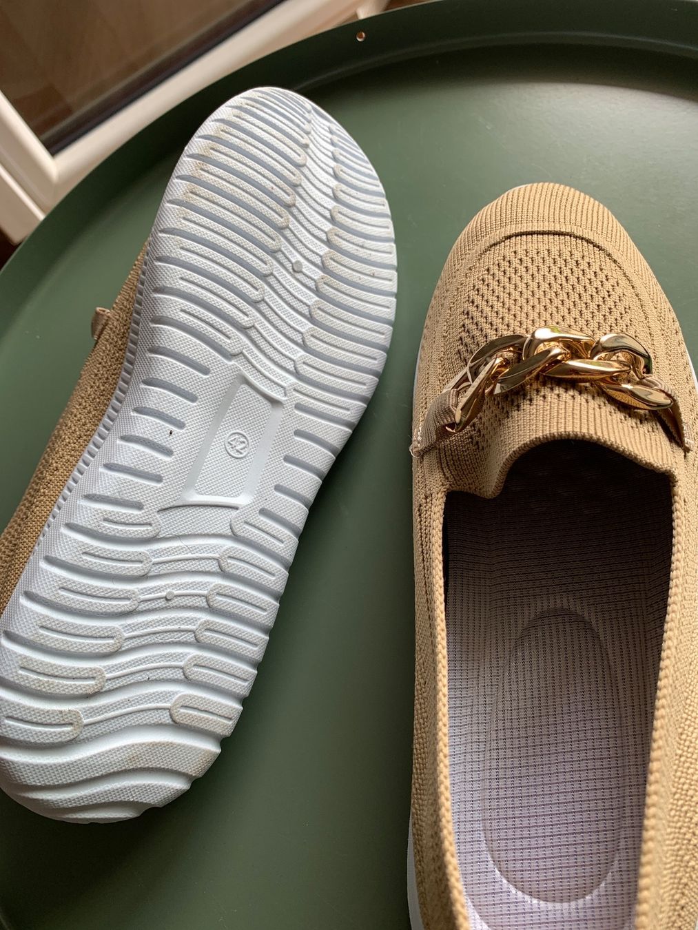 Scarpe da donna: Leichte Sommer Schuhe Gr.42 Beige elastisch bequem – Nuovo (secondo la descrizione) da Nussbaumen AG venduto da brigitebardot 2