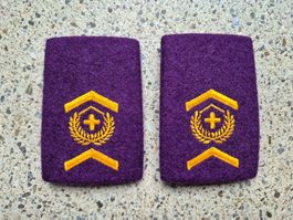*** Gradabzeichen Patten Set Fourier Militärjustitz ***