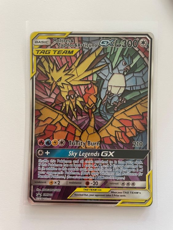 Pokémon Hidden Fates Promo Karte Moltres & Zapdos & Articuno | Kaufen ...