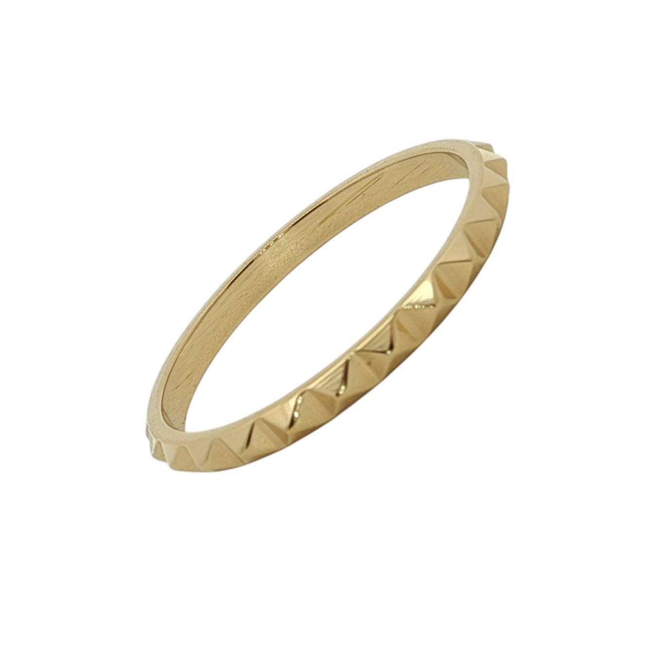 Olga Ribler Anelli: Edelstahl Ring gelbvergoldet Ringgrösse 58 – Nuovo (secondo la descrizione) da Luzern venduto da Schmuckoutlet 2