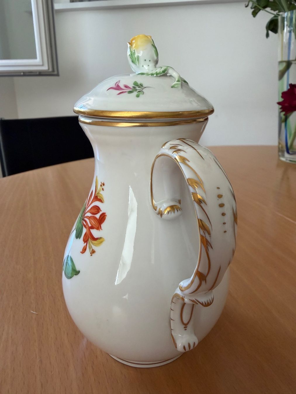 Teiere: Meissen Tee oder Kaffe Kanne mit gelber Rose – Usato da Nussbaumen AG venduto da normajeanbaker 4