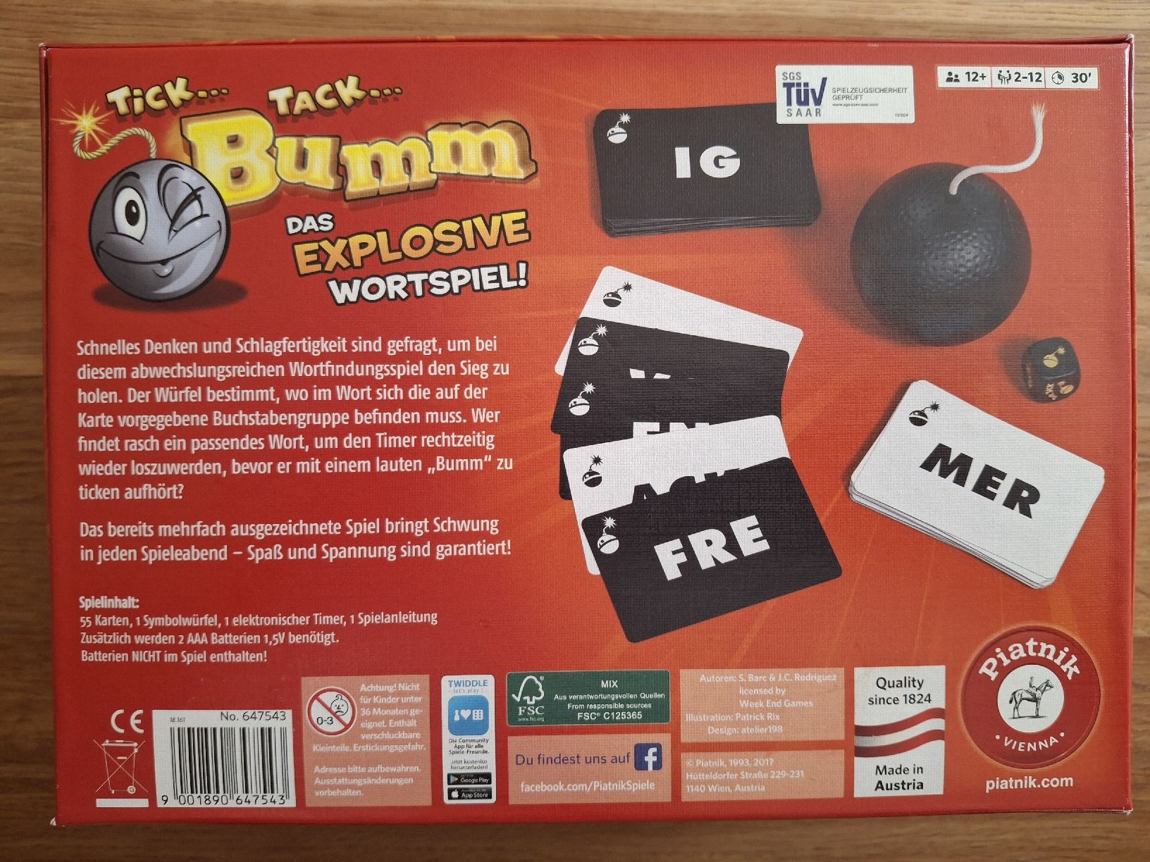 Jeux: Tick Tack Bumm - Das explosive Wortspiel – D'occasion à Zürich par Vordermannd86 1
