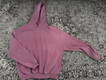 Bershka Kapuzen Pullover Pink