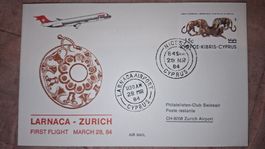 Swissair Larnaca - Zürich 28.03.1984
