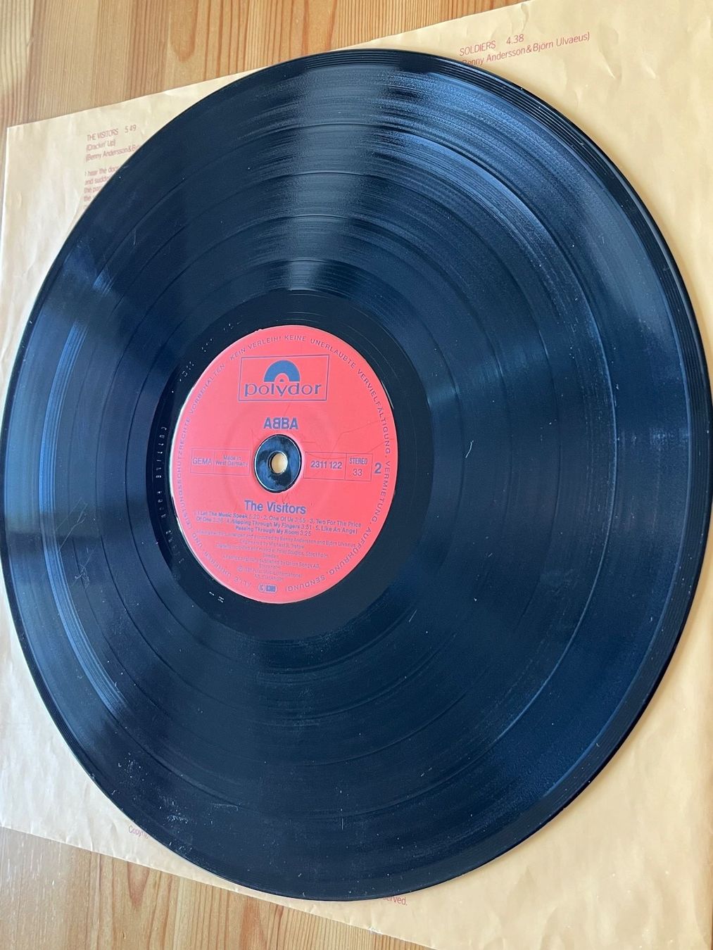 Schallplatten: ABBA - The Visitors - 12"LP – Gebraucht aus Zürich von Gurkis 5