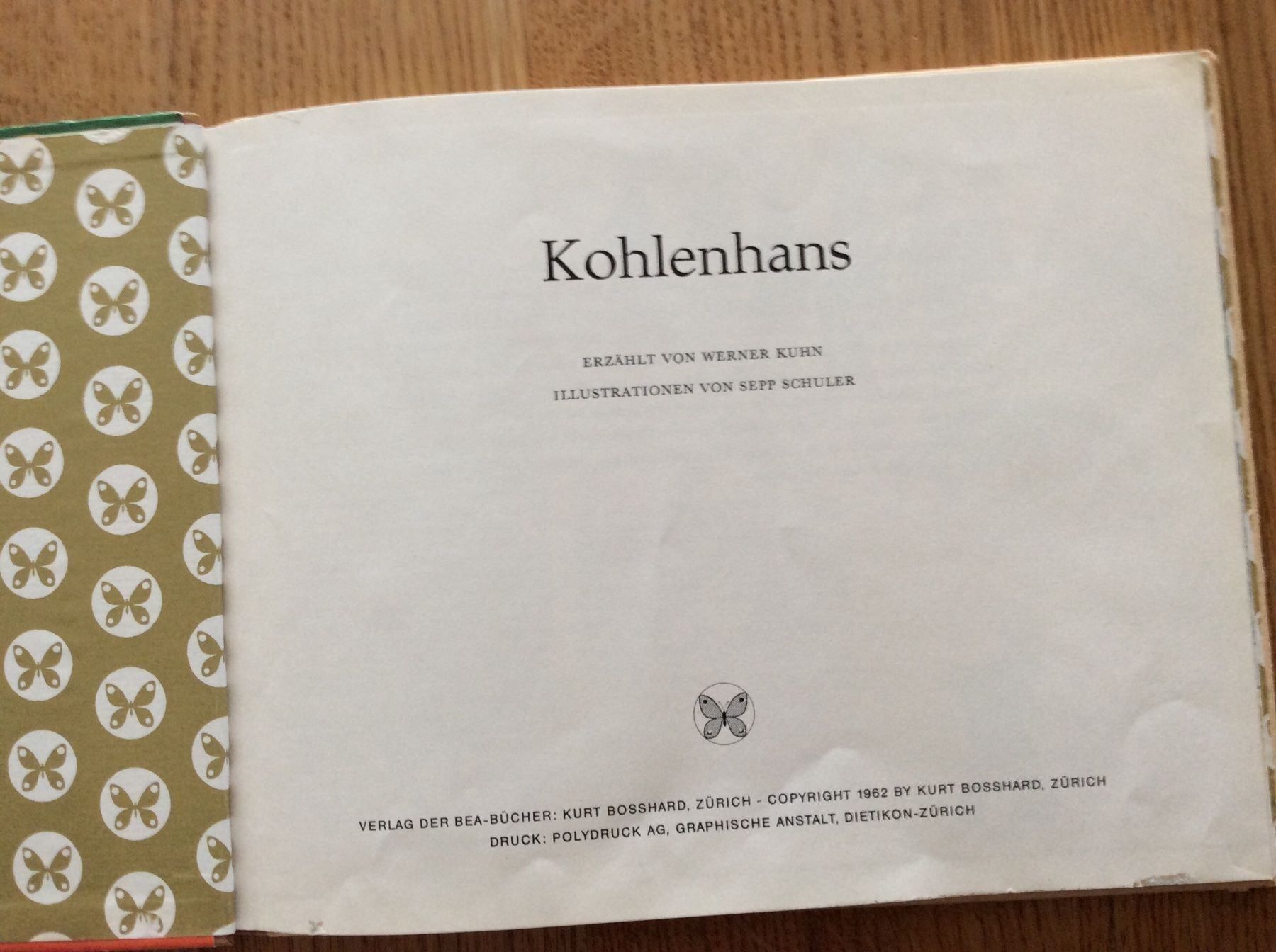 Bücher: Kohlenhans. 1962 Antik – Gebraucht aus Wetzikon ZH von Libelle01 1