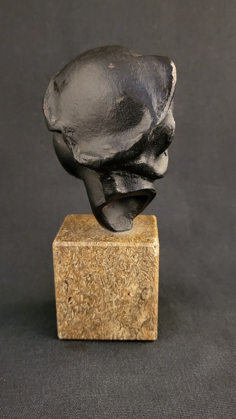 Figuren: Bronze-Portrait auf Stein-Sockel – Gebraucht aus Basel von spinne02 3