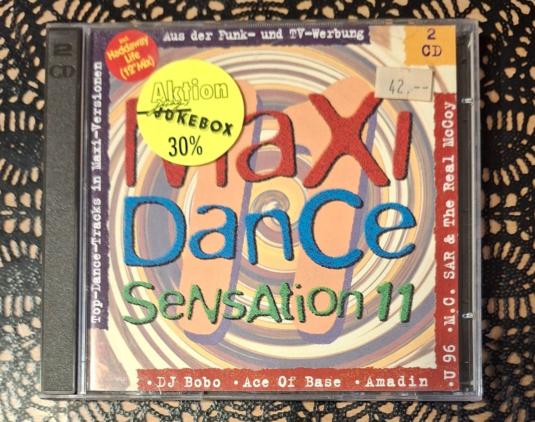 CD: Maxi Dance Senation 11, 2CD Hit Compilation Sampler 1993 – Usato da Schönenberg TG venduto da breiti12