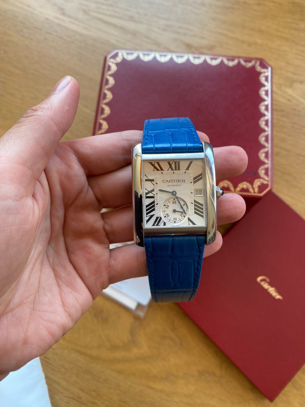 Cartier Montres: Cartier Tank MC, Full Set Mint – D'occasion à Bern par Blu_Bern 3