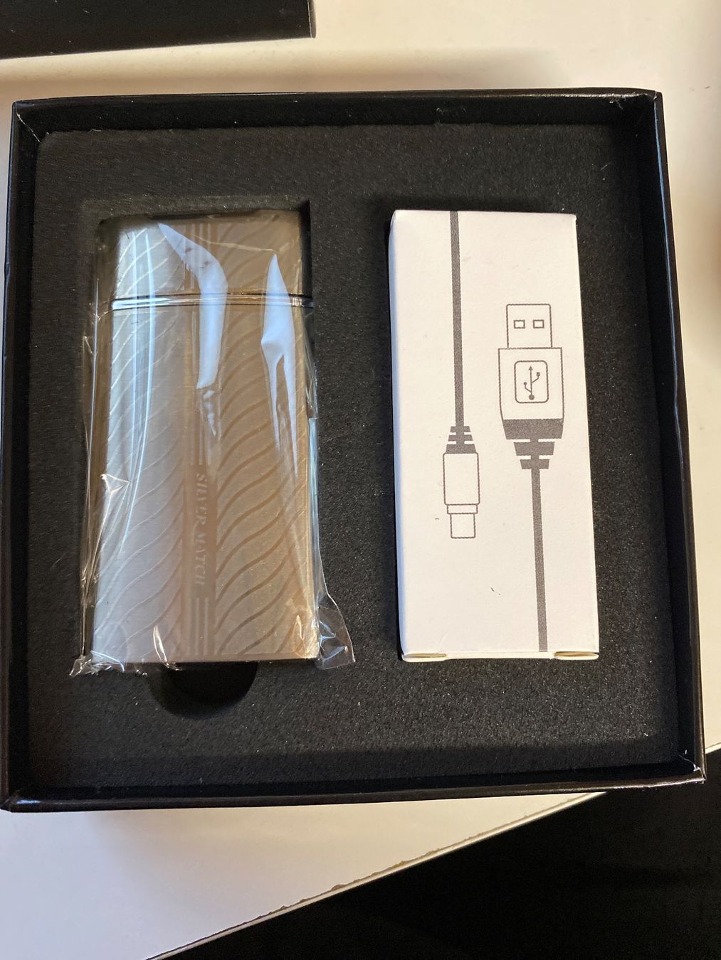 Feuerzeuge: Briquet USB Silver Match® Rechargeable Neuf - noel – Neu und originalverpackt aus Le Brassus von cinema13 1