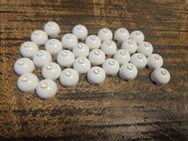 lego 553 lot de 30 pièces White Brick, Round 2 x 2 Dome Top