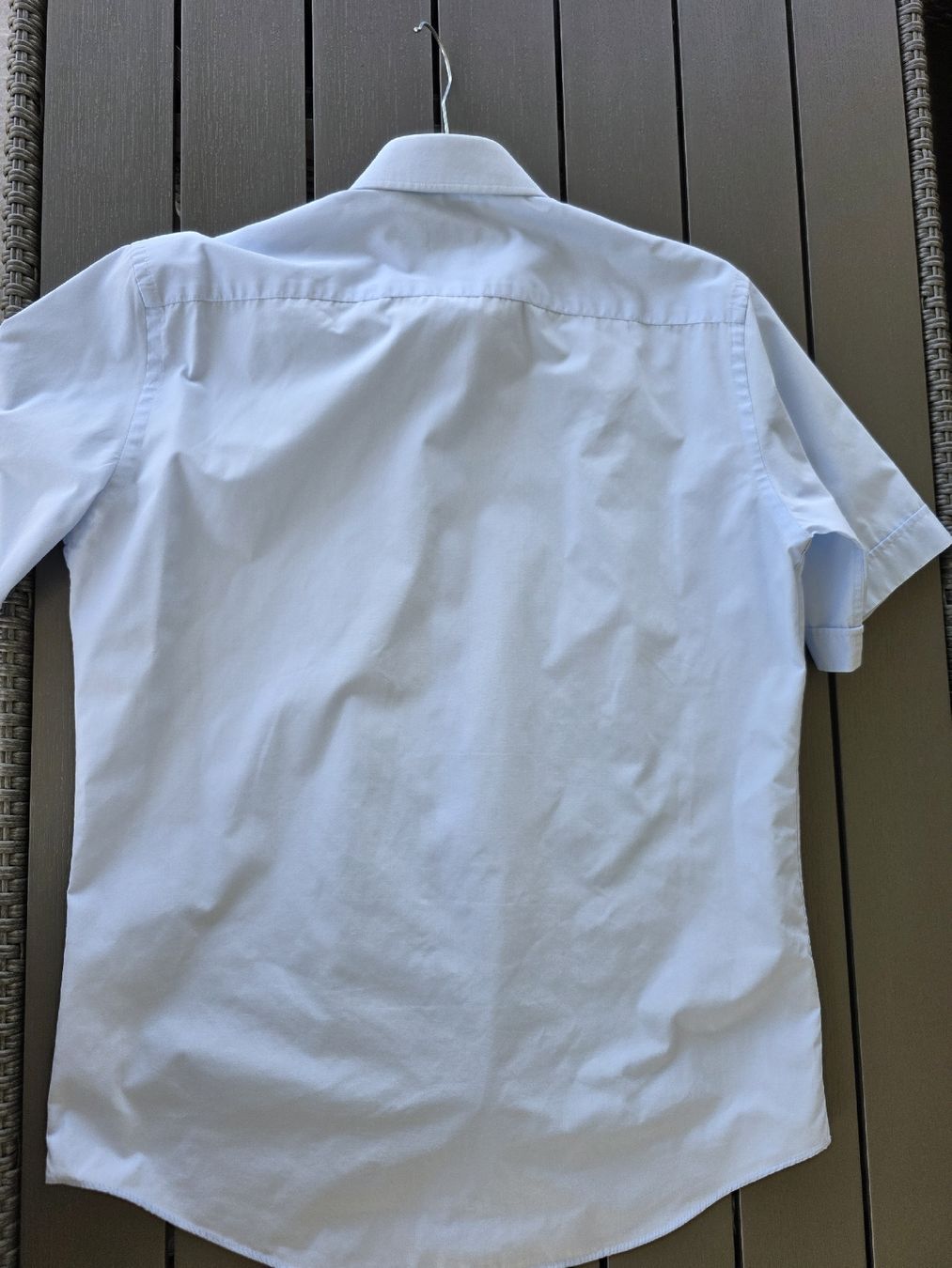 Camicie: Hemd hellblau Grösse 41 Kurzarm Easy Care – Usato da Muhen venduto da der_vpb8 3