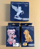 3D Crystal Puzzle Pegasus + Golden Retriever + Bär *NEU*