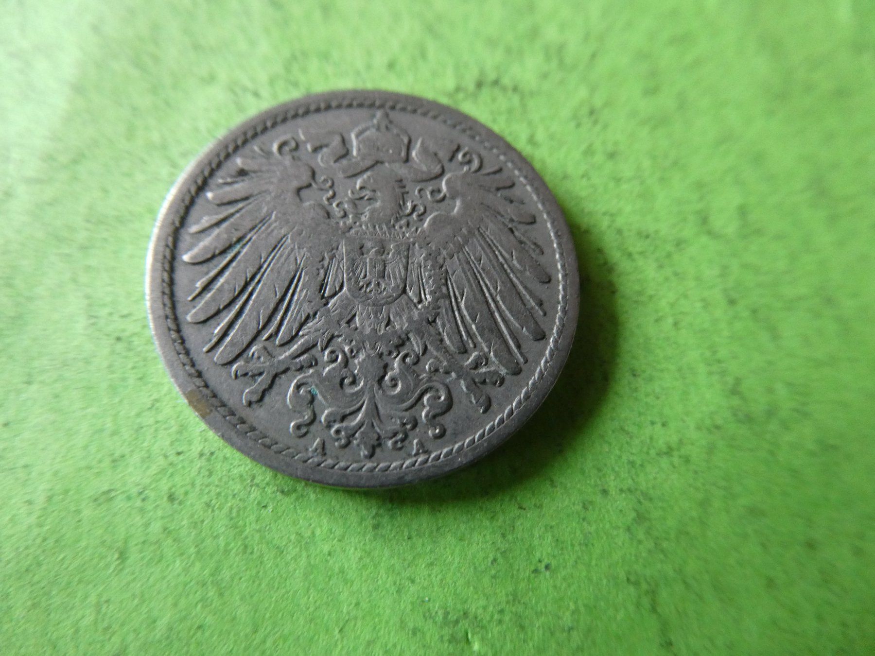 Tutti le monete: Dt. Reich 1893 A,  10 Pfennig – Usato da Hinterforst venduto da Rohusri 1