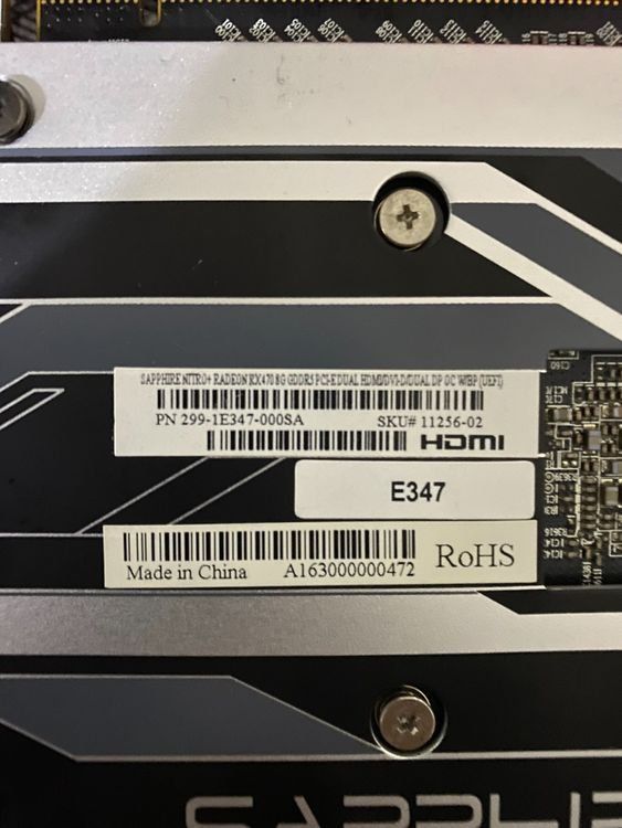Amd Schede grafiche: SAPPHIRE NITRO+ Radeon RX 470 + 8G GDDR5 – Usato da Bülach venduto da samang 5