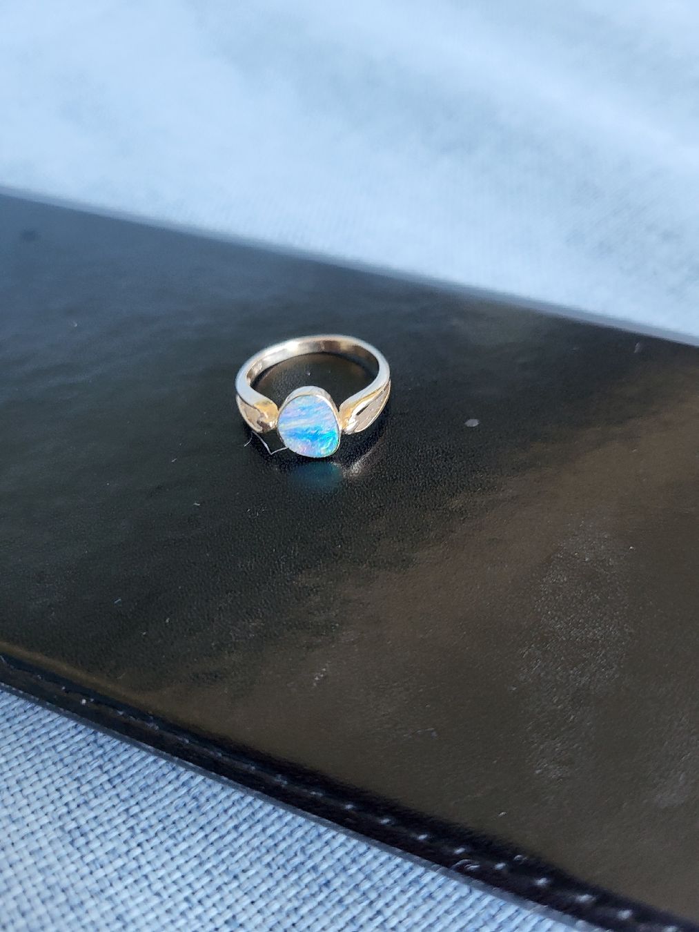 Anelli: Goldring mit Opal – Usato da Gutenswil venduto da ghekko88 2